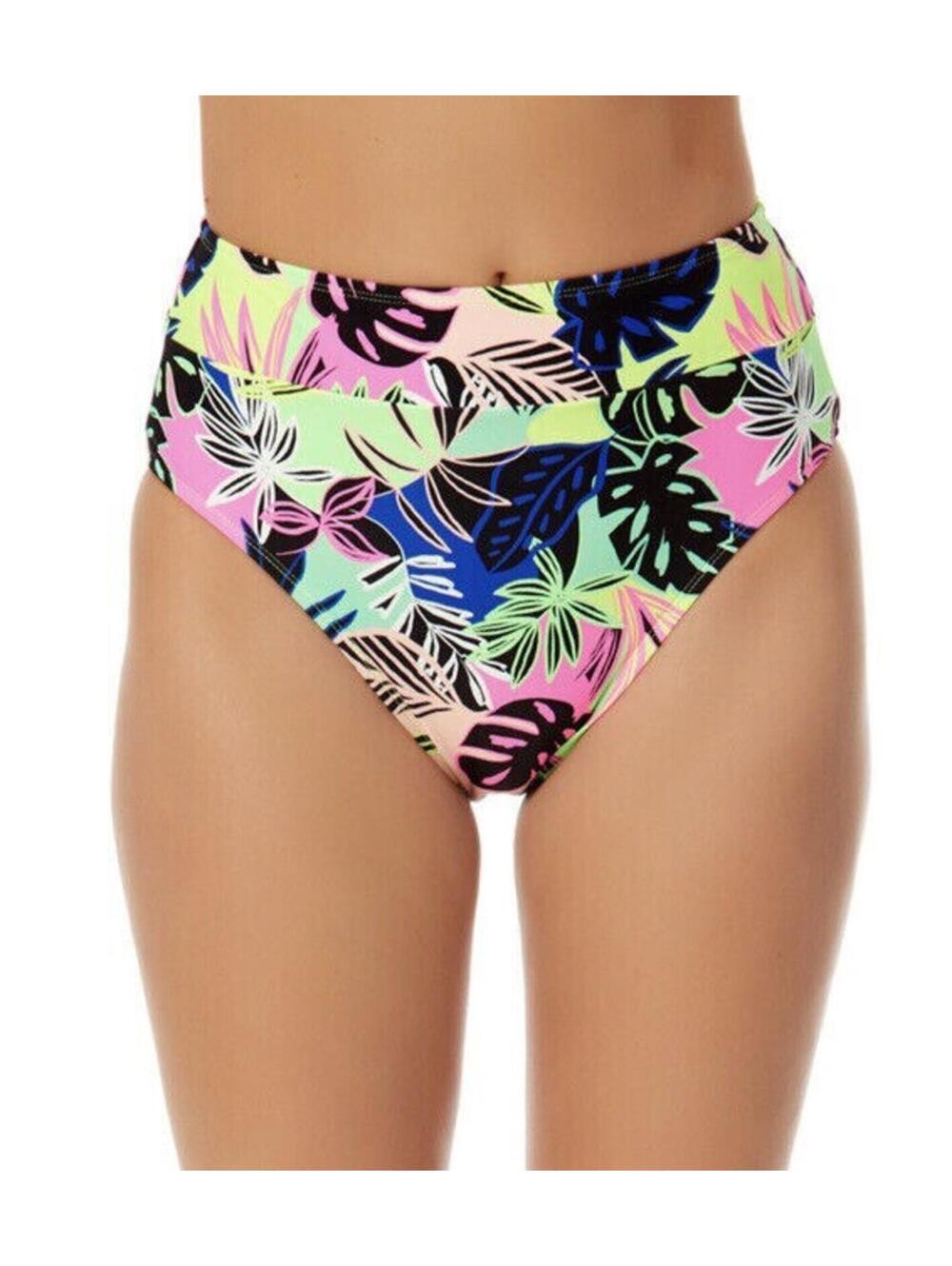 No Boundaries Colorful High Leg High Waist Mix & Match Swim Bottom Women S (3-5)